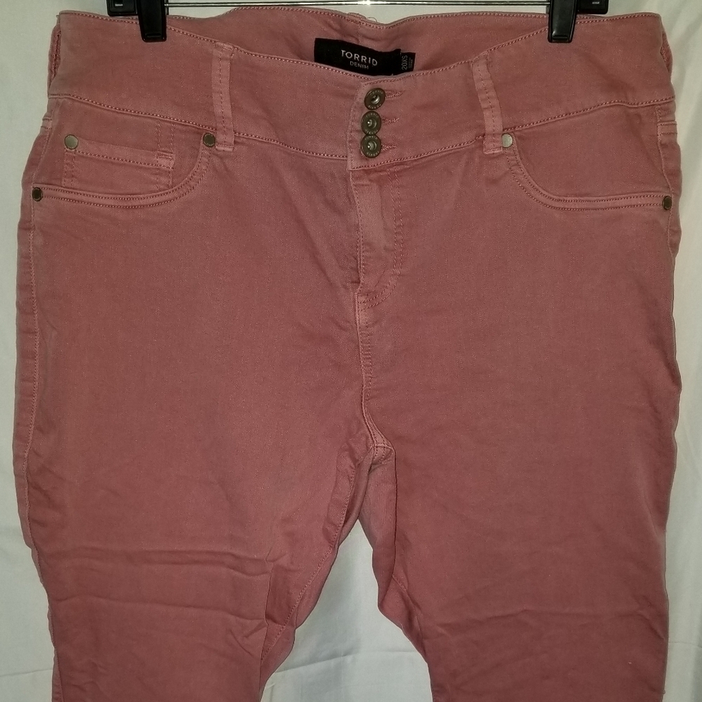 Torrid coral caprica pants size 20xs